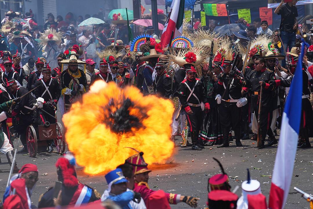 Cinco de Mayo-Feierlichkeiten in Mexiko-Stadt