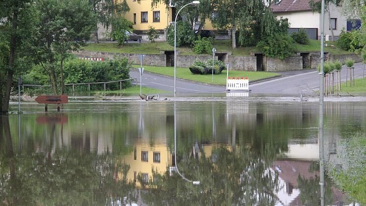 Innerorts war der Wörth in Sand vom Rest der Gemeinde abgetrennt.