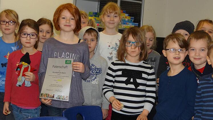Vier Jahre lang begleitet das Programm "Klasse 2000" diese Jungen und Mädchen der Klasse 1b durch ihre Grundschulzeit in Ebern.  Foto: Johanna Eckert