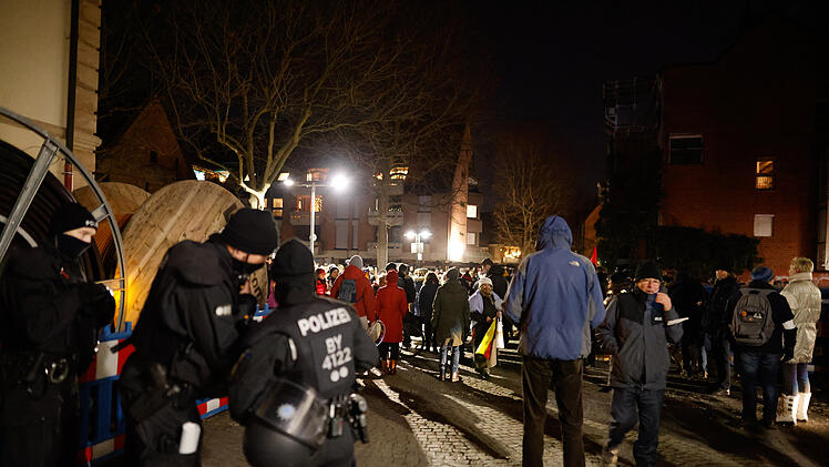 Corona-Protest in Fürth