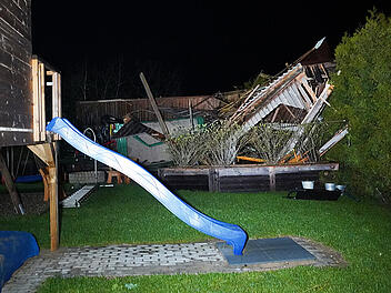 Heftiges Unwetter in Bayern
