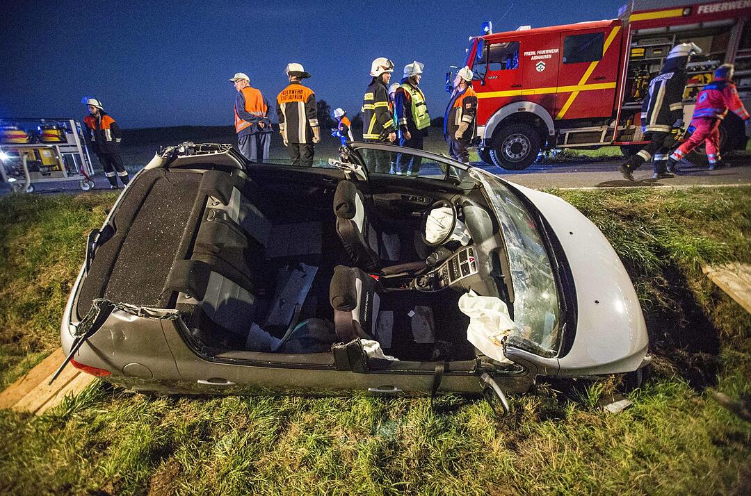Unfall im Kreis Haßberge: 82-Jährige eingeklemmt