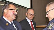 Für stolze 40 Jahre Mitgliedschaft bei der Feuerwehr Birkach wurde Gerhard Elflein geehrt.