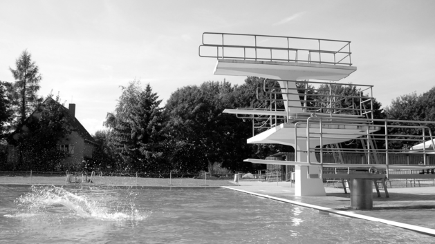 Sprungturm, Freibad, Schwimmbad