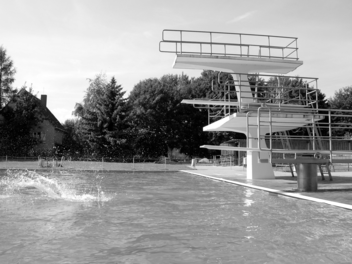 Sprungturm, Freibad, Schwimmbad