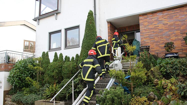 Brand am Ölberg in Coburg Foto: Michael Stelzner
