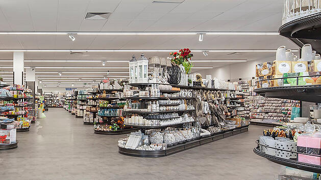 Innenansicht einer Tedi-Filiale