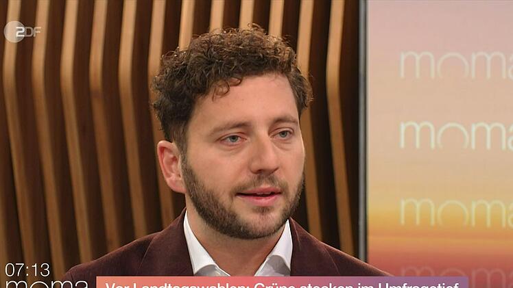 Grünen-Chef Felix Banaszak sprach im ZDF-Moma von einem "Winter der Enttäuschungen".