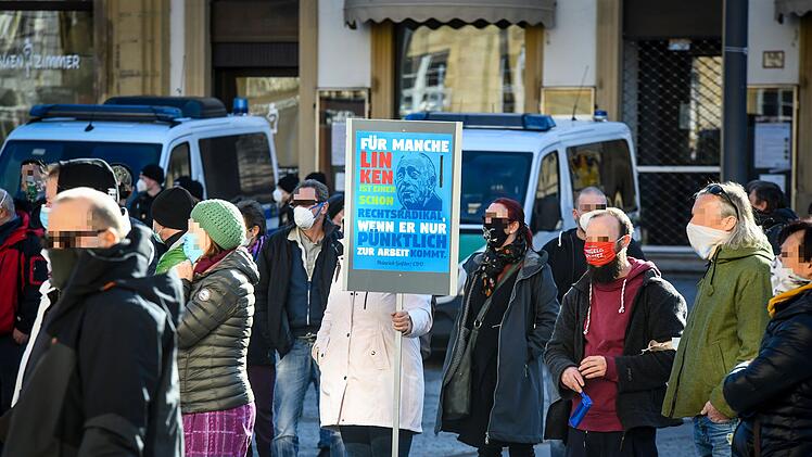 Corona-Demo in Bamberg
