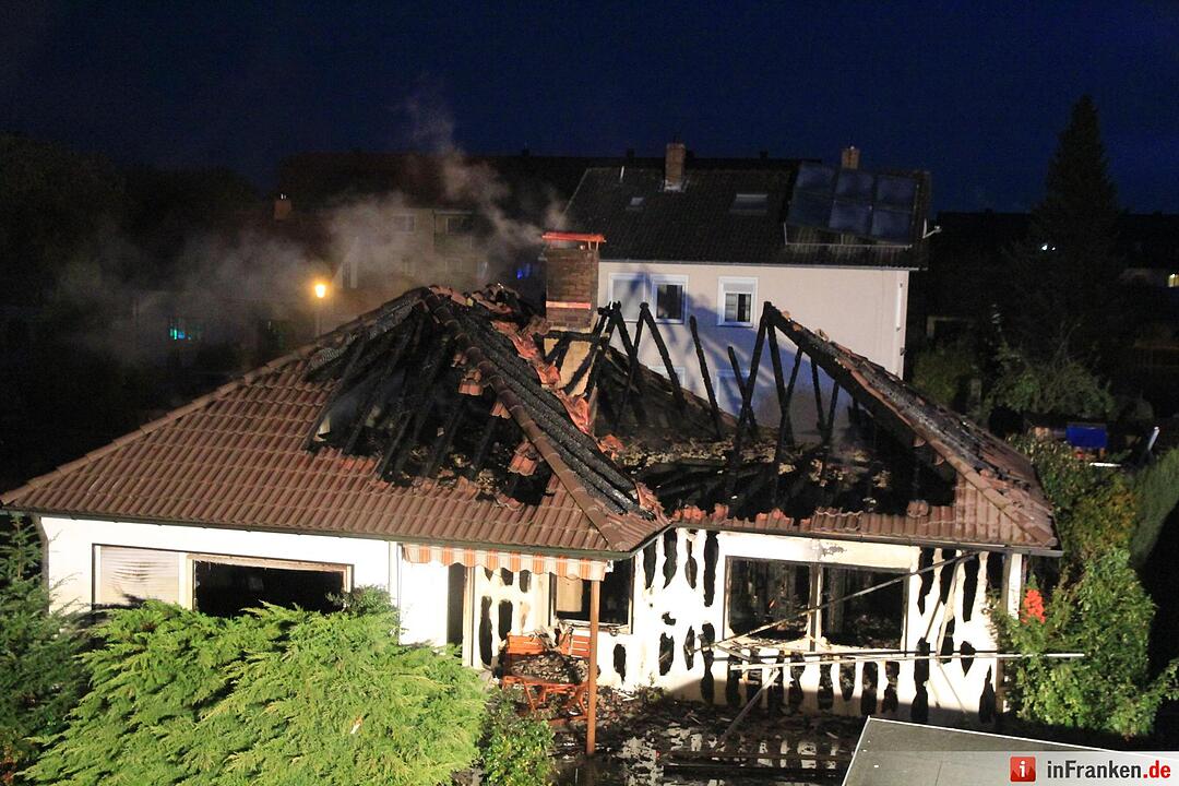Wohnhaus wird in Redwitz Raub der Flammen