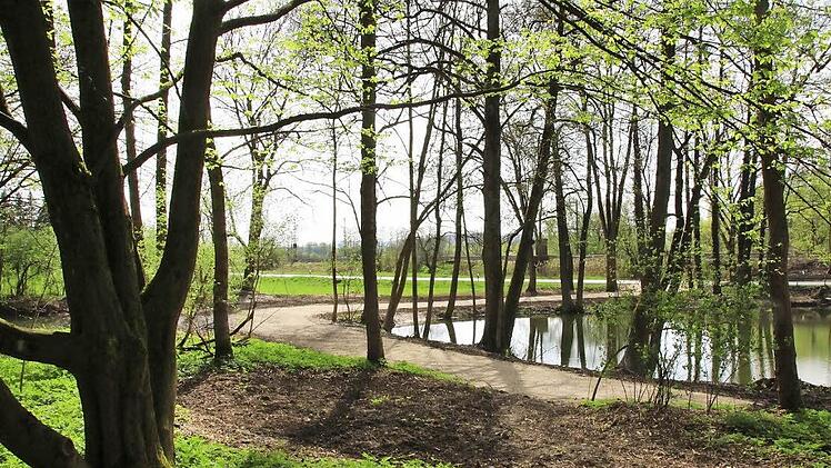Die Uferbereiche an den beiden entschlammten Teichen im Ketschendorfer Schlosspark wird sich nach und nach die Natur zurückerobern. Fotos: Ulrike Nauer