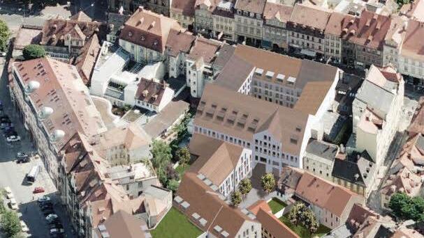Was passiert zwischen Langer Straße und ZOB? Einmal mehr könnten sich die Pläne für das Areal als Luftschloss erweisen.   Plan: Dömges und Fischer