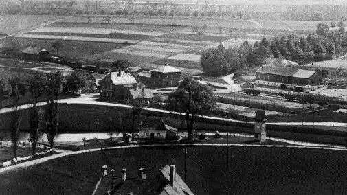 Herzogenaurach in den 1940er Jahren - hier befindet sich später das Schaeffler-Werksgelände. Foto: Schaeffler