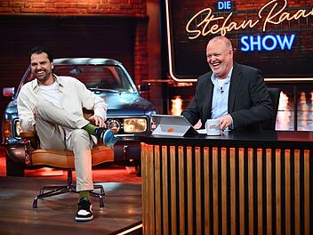 Jimi Blue Ochsenknecht war in der neuen Episode "Die Stefan Raab Show" zu Gast.