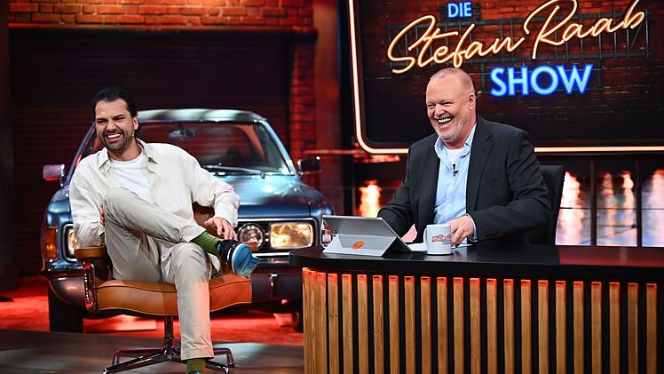 Jimi Blue Ochsenknecht war in der neuen Episode "Die Stefan Raab Show" zu Gast.