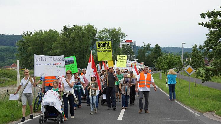 Demonstration der Bürgerinitiative
