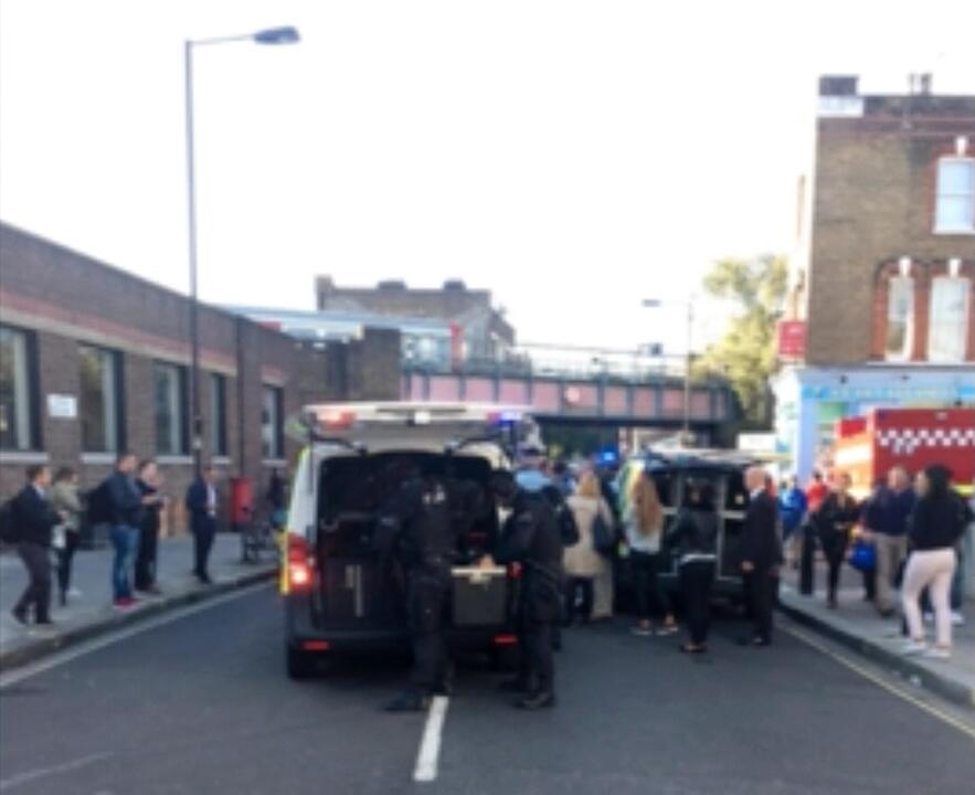 Explosion in Londoner U-Bahn