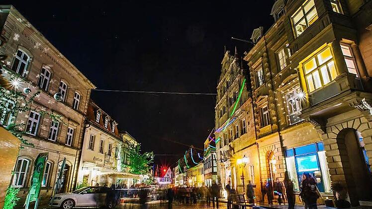 Die Obere Stadt wird auch heuer das Kernstück bei "Kronach leuchtet" sein. Foto: Hendrik Steffens/Archiv