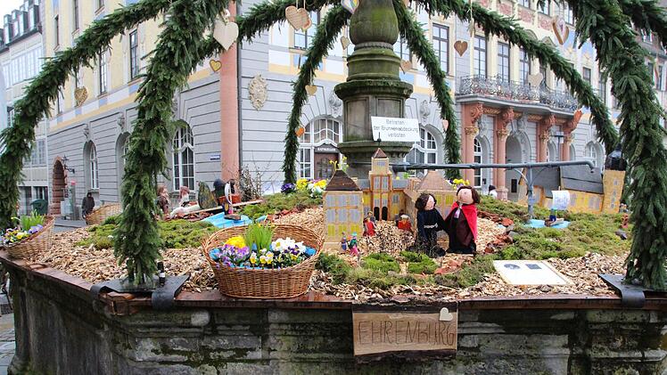 Der Spenglersbrunnen am MarktplatzFoto: Julian &Uuml;belhack