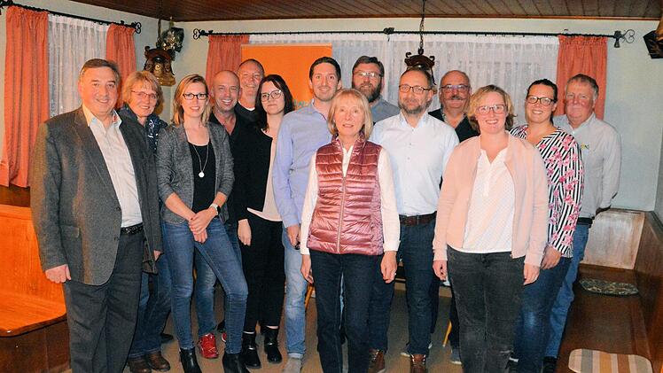 Die Kandidaten der FW Gr&auml;fenberg Foto: privat