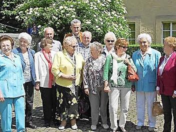 Erinnerungsfoto: Der Jahrgang 1933/ 1934 während seines Klassentreffens in Münnerstadt. Foto: Ortner
