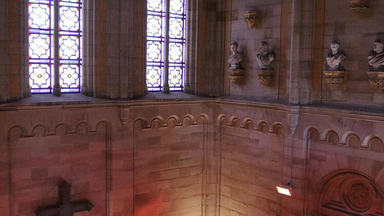 Die Halle im Herzoglichen Mausoleum. Foto: Simone Bastian