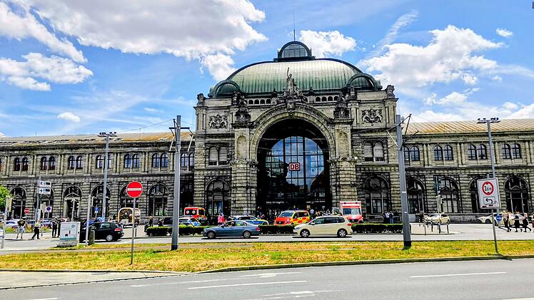 Haupteingang zum Hauptbahnhof N&uuml;rnberg