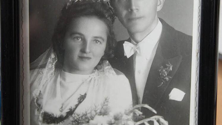 Das Hochzeitsbild: Mit seiner inzwischen verstorbenen Frau Babette durfte Thomas Münch noch Diamantene Hochzeit feiern.