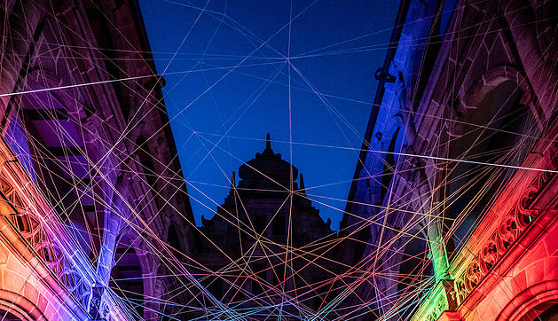 N&uuml;rnberg erstrahlte in BLAU.