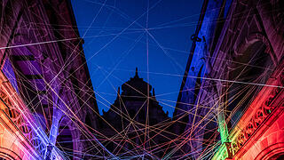 N&uuml;rnberg erstrahlte in BLAU.