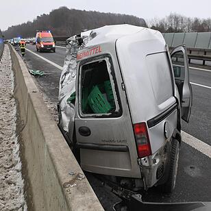 Unfall auf der A73 im Kreis Bamberg