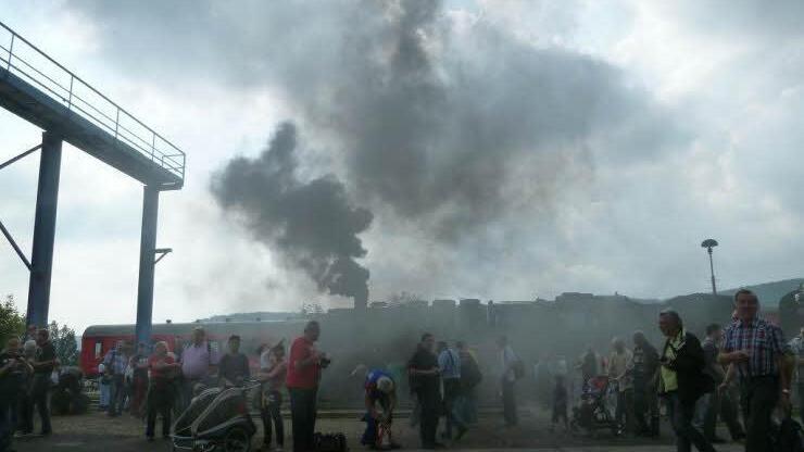 Tief einatmen galt es, um das Parfüm früherer Bahnreisen in sich aufzunehmen. Foto: Klaus Kunkel