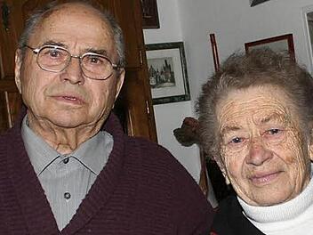 Das Jubelpaar Frieda und Fritz Wiesneth Foto: Evi Seeger