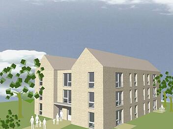 Angelehnt an das Modell des Kieler Architekturbüros Zastrow und Zastrow (Bild) will auch Forchheim Häuser für Flüchtlinge bauen. Doch soll das "Forchheimer Modell" großzügiger sein, so dass die Wohnungen dem Standard des sozialen Wohnungsbaus genügen.  Illustration: Zastrow