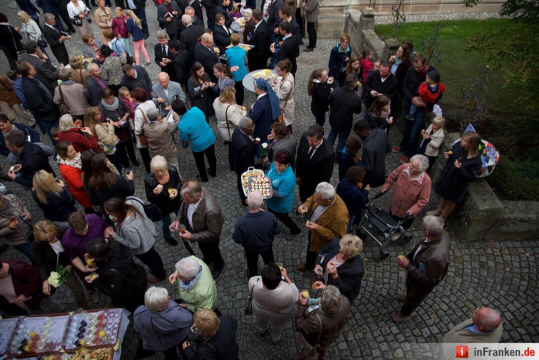 Nach einjähriger Kirchensanierung: Hannberg feiert die Wiedereröffnung der Wehrkirche der Pfarrei Geburt Mariens Hannberg