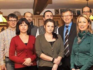 Die Adelsdorfer Kandidaten von BB/JU.  Foto: Johanna Blum