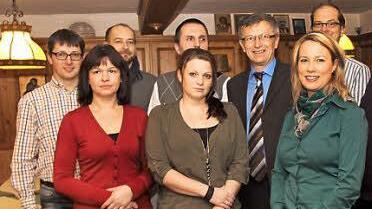 Die Adelsdorfer Kandidaten von BB/JU.  Foto: Johanna Blum