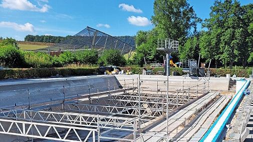 Die Sanierung des Thurnauer Freibades geht in diesem Jahr weiter.