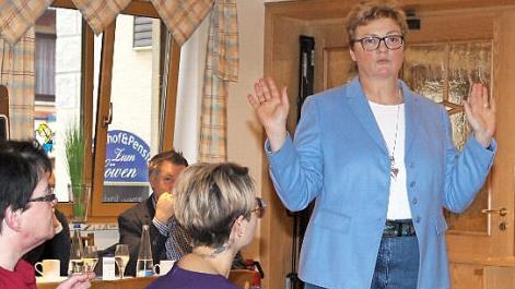 Monika Hohlmeier zu Gast bei der Frauenunion  Foto: Roland Dietz