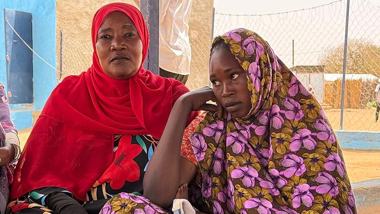 Fl&uuml;chtlinge aus Darfur im Tschad