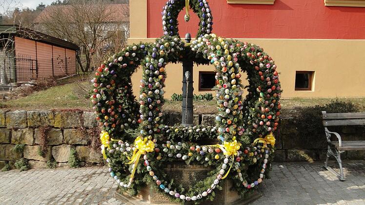 Osterbrunnen Friesen (Hirschaid), Foto: Jürgen Hofmann