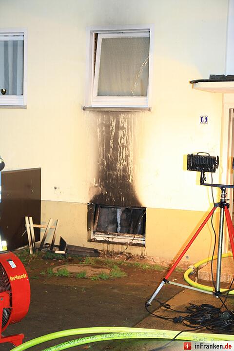 Brand im Asylheim Kulmbach: Großeinsatz