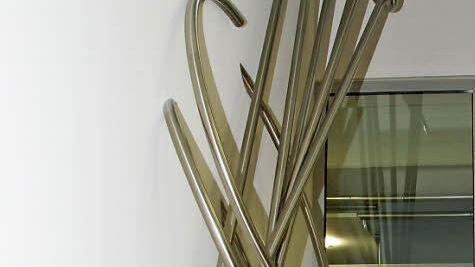 Ein Strahlenbündel ist das Symbol für den Namensgeber Regiomontanus. Foto: Sabine Weinbeer