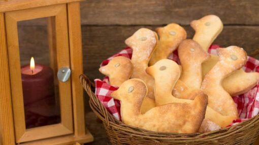 Selbstgebackene Martinsg&auml;nse