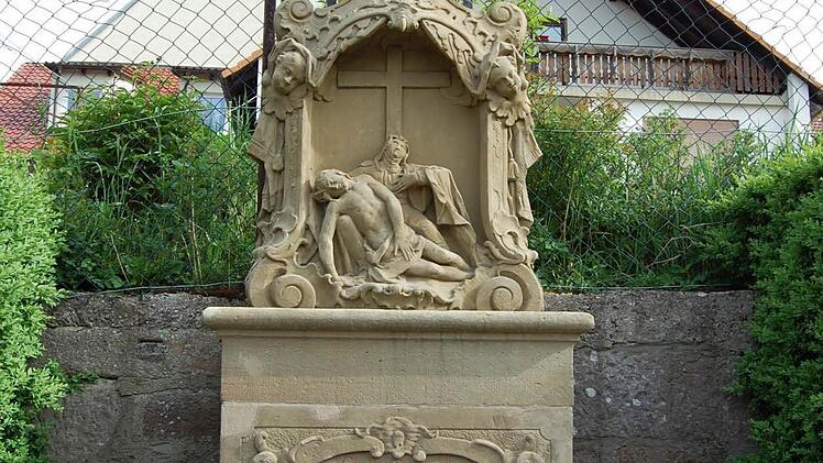 Der restaurierte Bildstock.  Foto: Straub
