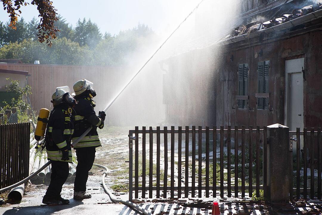 Geplantes Museum stand in Flammen