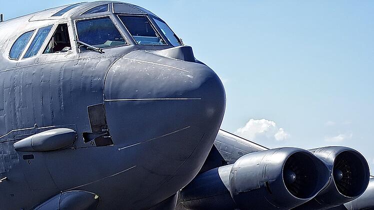 Teil des amerikanischen Atomprogramms: der B 52 Bomber