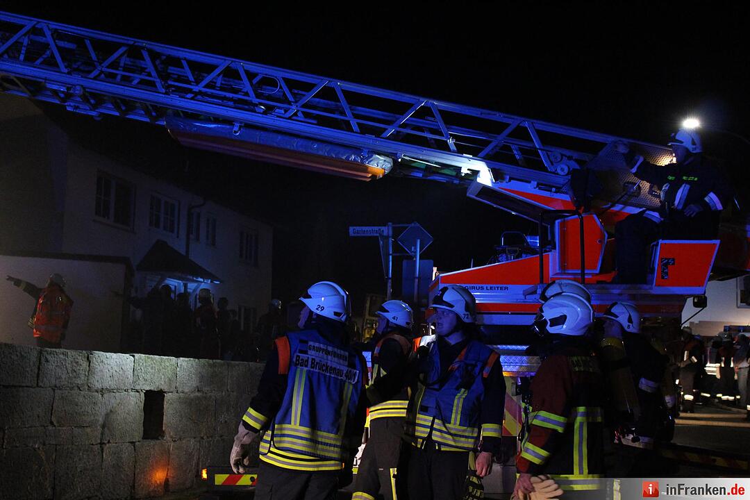 Scheunenbrand in Oberleichtersbach
