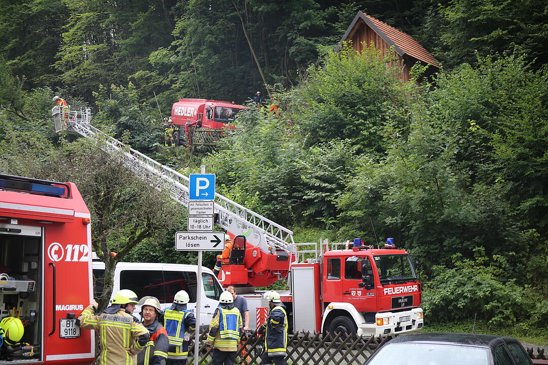 Bad Berneck: Heizöllaster droht Hang herabzustürzen