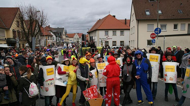 Beim Faschingszug in HirschaidWerner Baier
